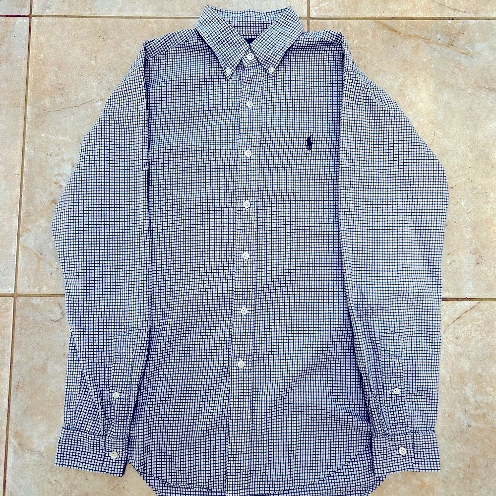 Polo Ralph Lauren Men’s Button Down Plaid Casual Shirt (Size Small)